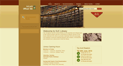 Desktop Screenshot of library.sjc.edu.hk